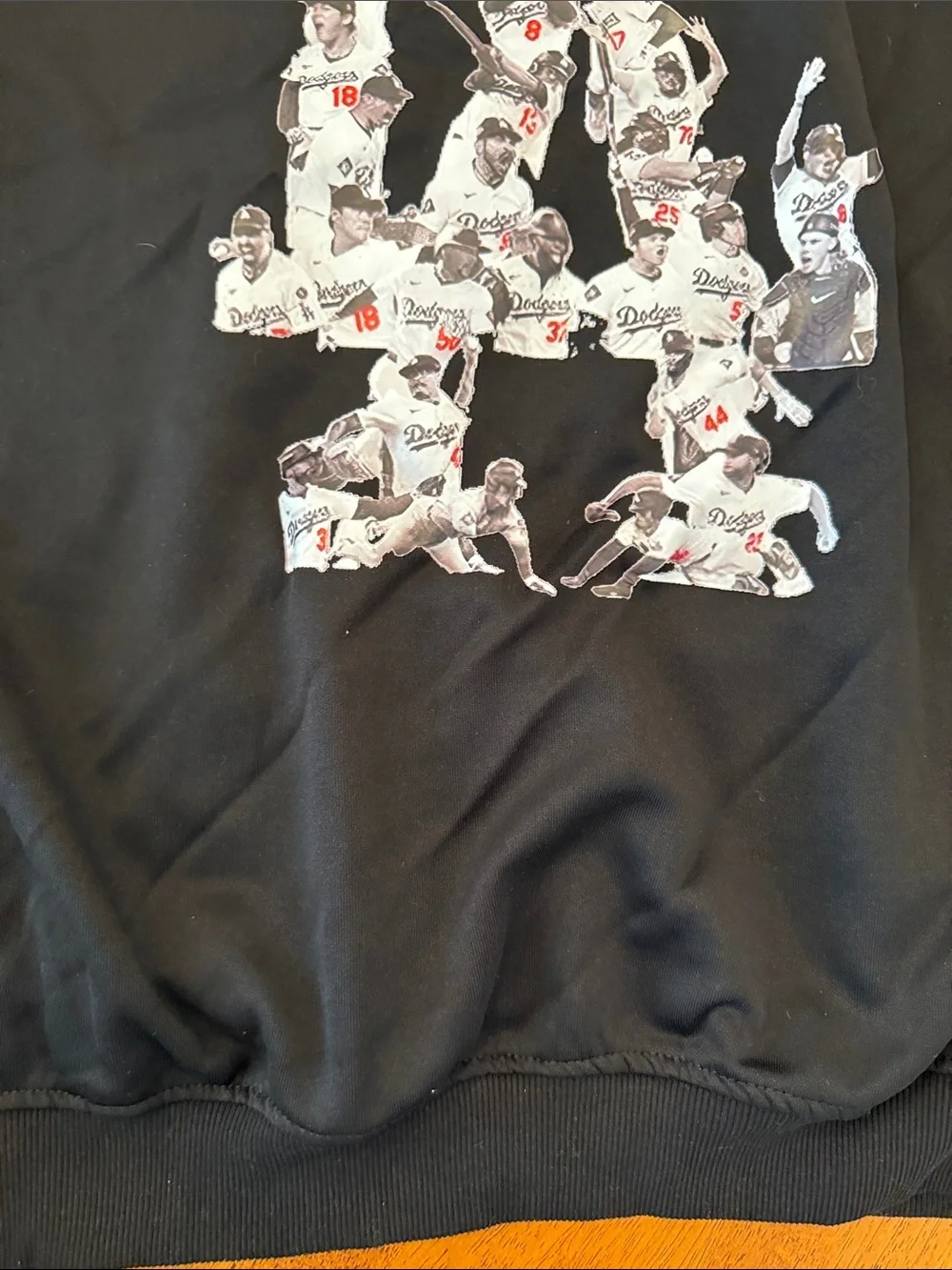 Men's Black 'Back2Back' Graphic Hoodie - Red & White Accents xxxl Los Angeles Do